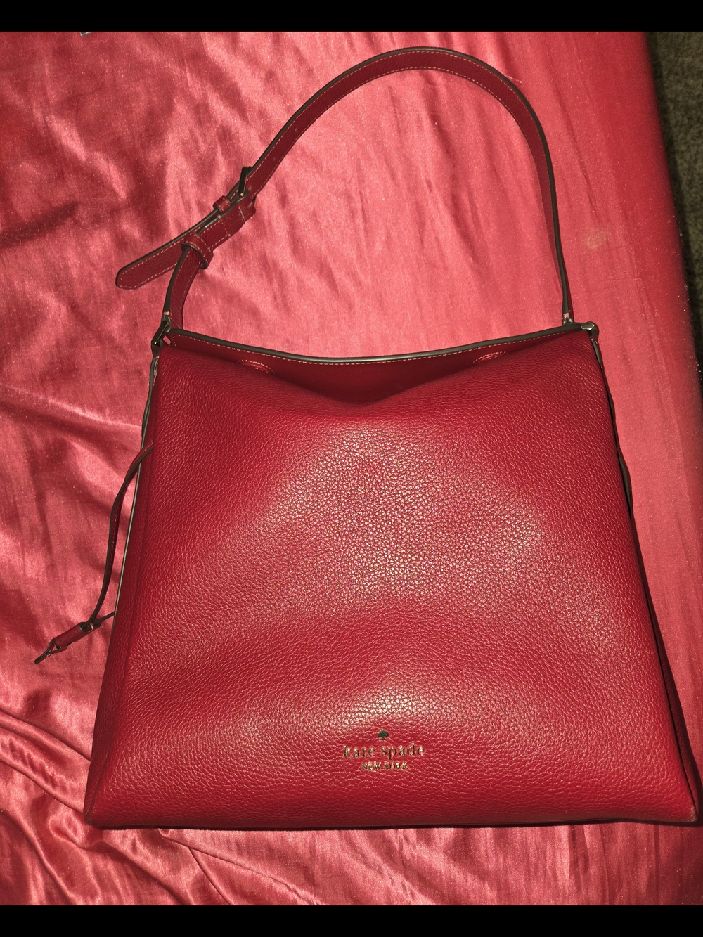 Kate Spade Red Leather Shoulder Bag